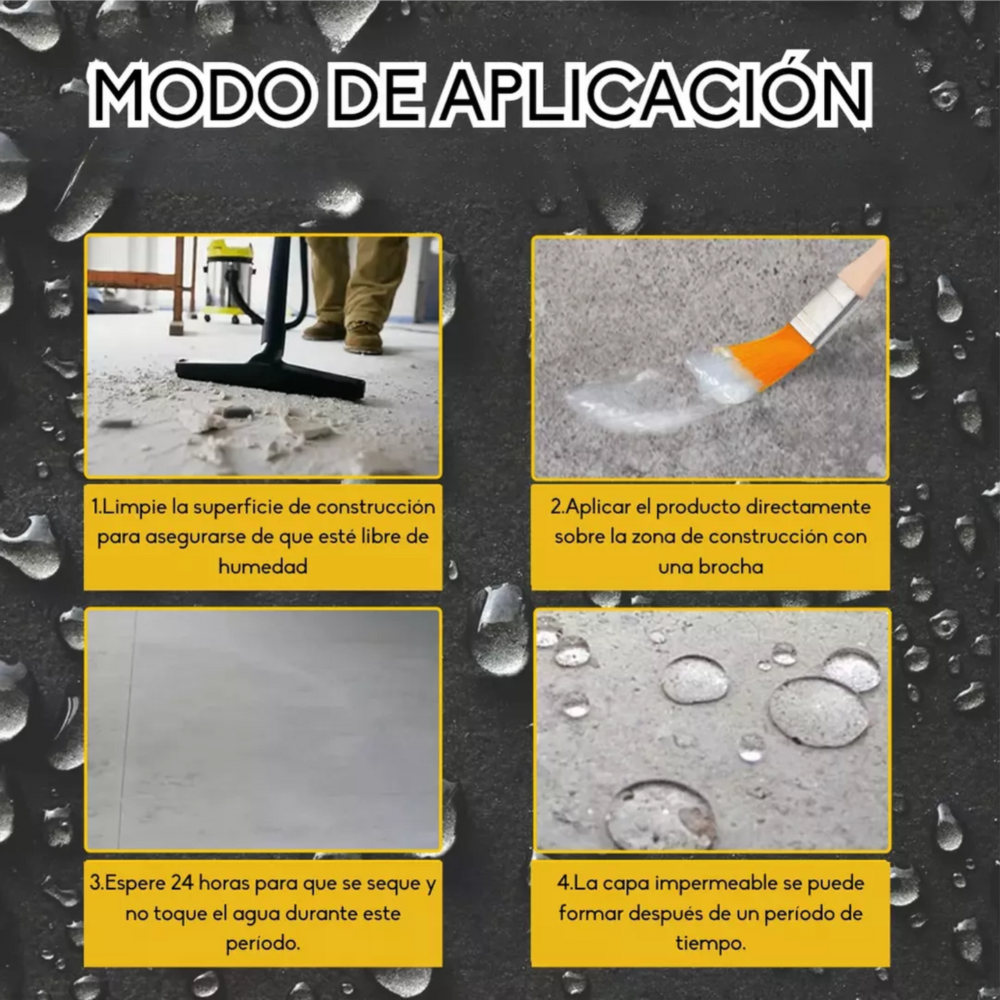 ADHESIVO SELLADOR TRANSPARENTE IMPERMEABLE 1KG