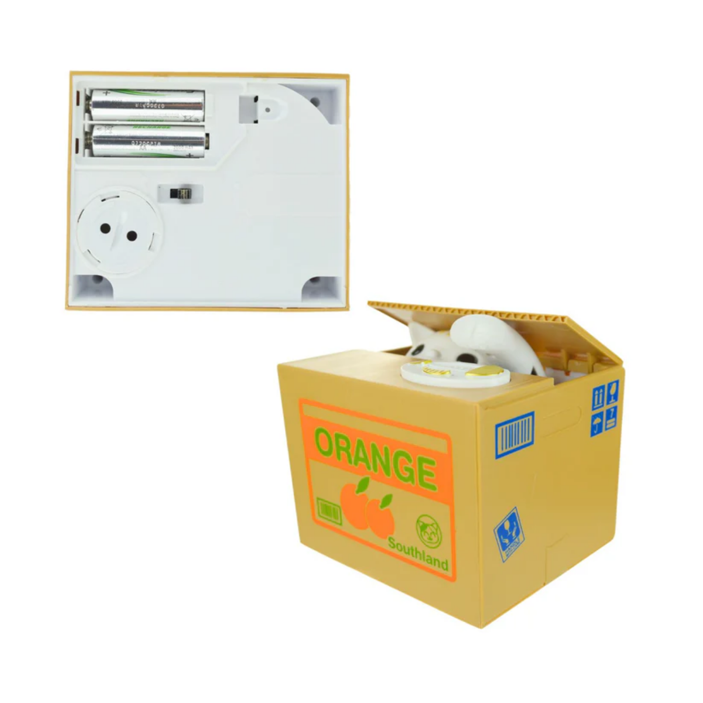 ALCANCÍA ELECTRÓNICA GATO ROBA MONEDAS