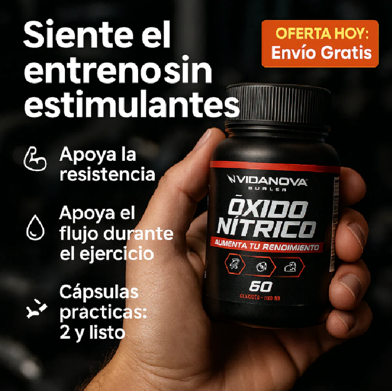 ÓXIDO NÍTRICO, AUMENTA TU POTENCIA DE FORMA NATURAL