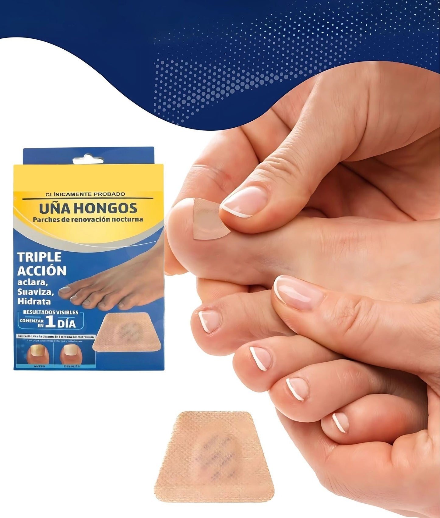 PARCHES ANTI HONGOS PARA UÑAS