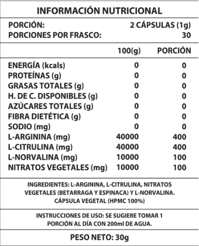 ÓXIDO NÍTRICO, AUMENTA TU POTENCIA DE FORMA NATURAL