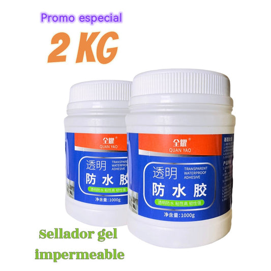 Pack 2 Kilos Sellador gel impermeable
