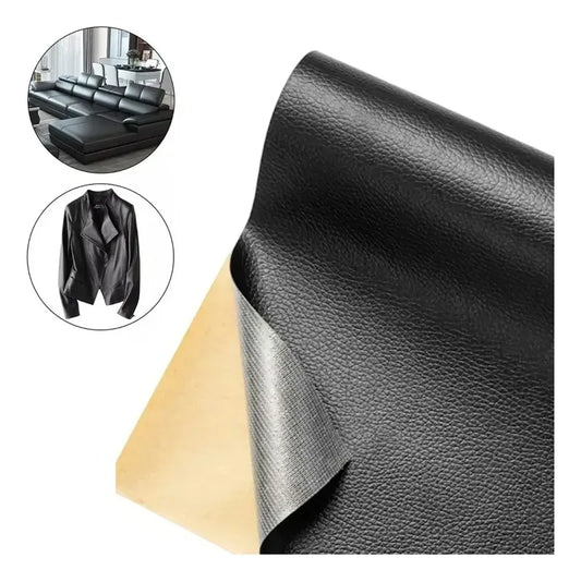 Adhesivo Reparador de Cuero 50cm x 150cm color Negro